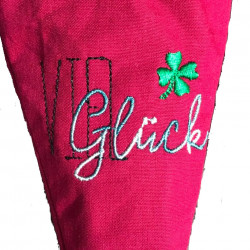 Stickdatei - Viel Glück Kleeblatt